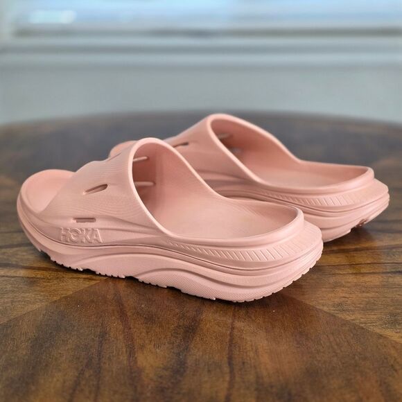 Hoka Ora Recovery Slide 3 Sandals Men's 10 Sandstone Beige Tan Clifton Bondi New - Picture 6 of 14